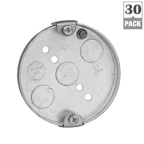 pancake electrical box dimensions|round electrical box home depot.